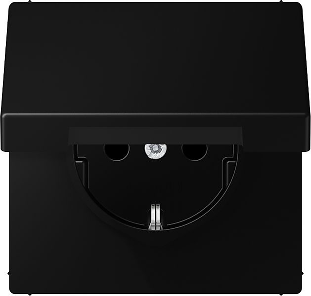 Jung SCHUKO Steckdose m.Klappdeckel LS 1520 BFKIKL SWM günstig online kaufen