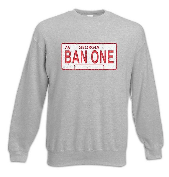 Urban Backwoods Sweatshirt Ban One Sign License Plate Sweatshirt Smokey And günstig online kaufen