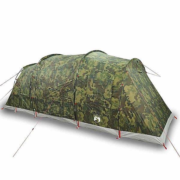 vidaXL Tunnelzelt Tunnel-Familienzelt 6 Personen Camouflage günstig online kaufen
