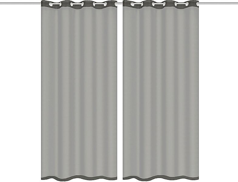 HOME WOHNIDEEN Gardine »DOLLY«, (2 St.), transparent günstig online kaufen