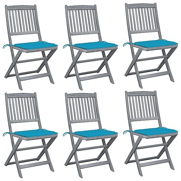 vidaXL Gartenstuhl Klappbare Gartenstühle 6 Stk. günstig online kaufen