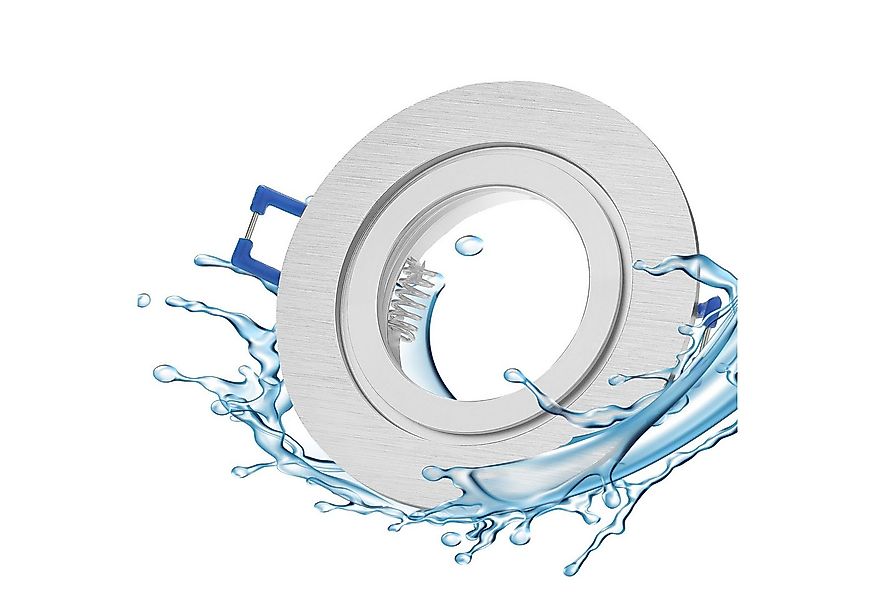 Sweet LED Deckenspot IP44 für Bad & Küche Aluminium Einbauspot flach GU10 A günstig online kaufen