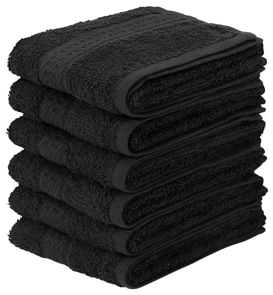 my home Gästehandtücher "Juna, als Set und Serie erhältlich, 6 Gästetücher, günstig online kaufen