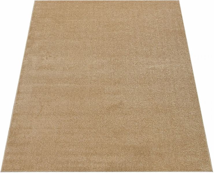Paco Home Teppich »Porto 890«, rechteckig, 13 mm Höhe, Kurzflor, Uni-Farben günstig online kaufen