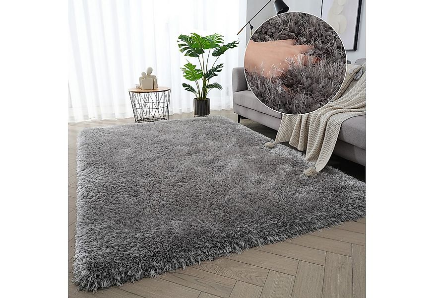 OTTO home Hochflor-Teppich Micro exclusiv Teppich, sehr hoher Flor, weich d günstig online kaufen