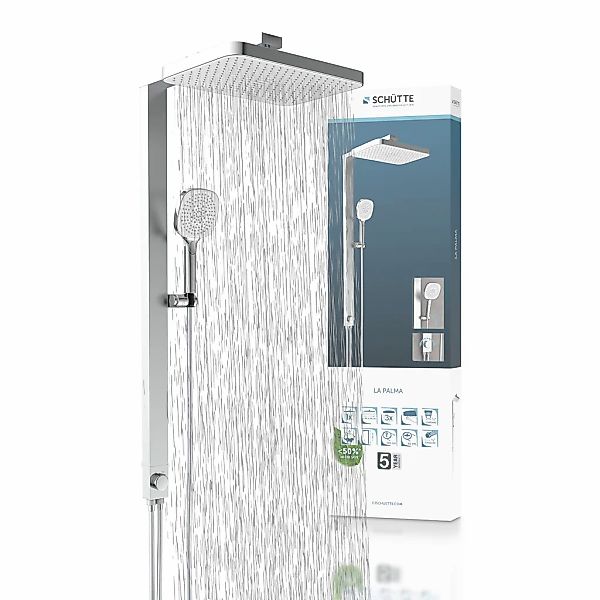 Schütte Brausegarnitur "LA PALMA", (Komplett-Set), Regendusche, mit Antikal günstig online kaufen