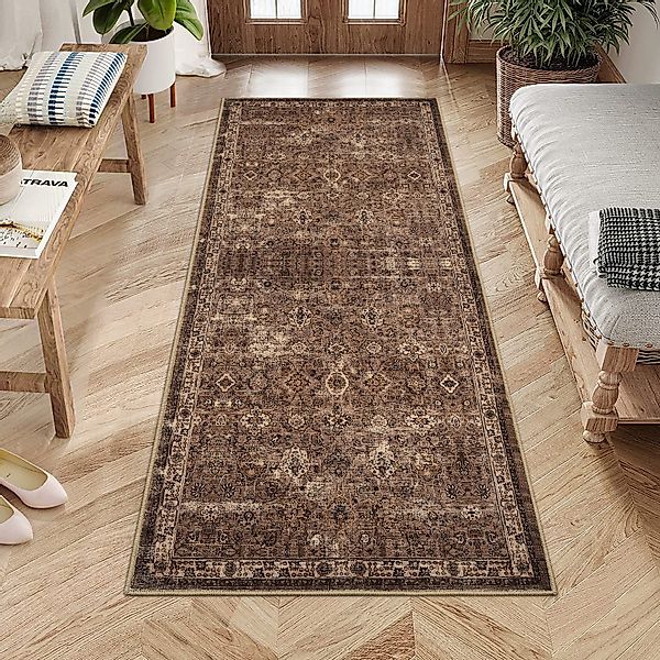 GarveeMore Teppich Wohnzimmer Vintage Waschbarer Teppiche günstig online kaufen