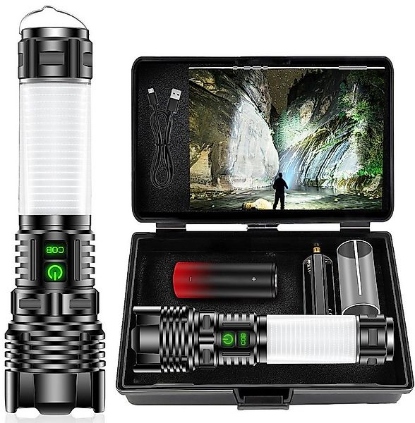 FOSMET LED Taschenlampe LED Taschenlampe Extrem Hell 300,000 Lumen, 5000 mA günstig online kaufen