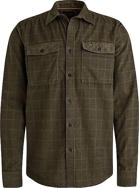 PME Legend Hemdjacke Fine Corduroy Beluga Grün - Größe L günstig online kaufen