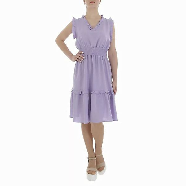 Ital-Design Sommerkleid Damen Freizeit Stufenkleid (85941324) Rüschen Somme günstig online kaufen