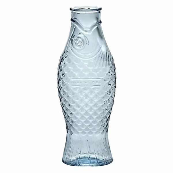 Karaffe Fish & Fish glas blau / 1 L - Serax - Blau günstig online kaufen