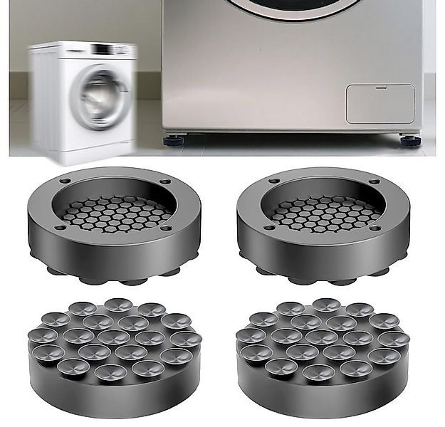 TUWENA Vibrationsdämpfer 4 Stück Waschmaschine Antirutschmatte,Schwingungsd günstig online kaufen