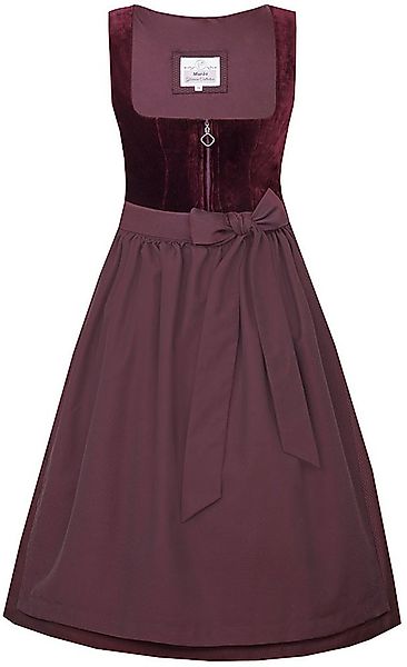 MarJo Dirndl Dirndl Kirchham 70cm Länge bordeaux günstig online kaufen