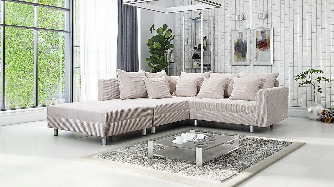 Küchen-Preisbombe Sofa Wohnlandschaft Sofa Couch Ecksofa günstig online kaufen