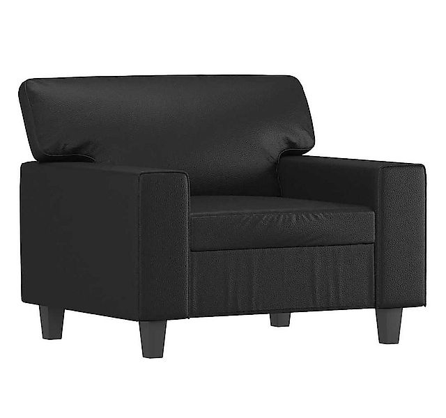 vidaXL Sofa Sessel Schwarz 60 cm Kunstleder, 1 Teile günstig online kaufen