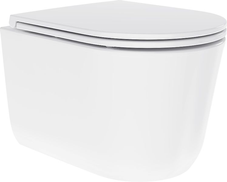 welltime Tiefspül-WC Cascata, wandhängend, Abgang waagerecht, günstig online kaufen