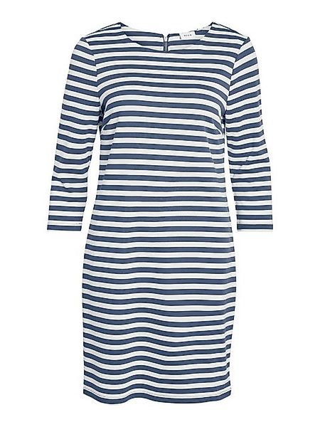 Vila Shirtkleid Kurzes Casual Kleid mit Rundhals und 3/4 Ärmel Design (mini günstig online kaufen