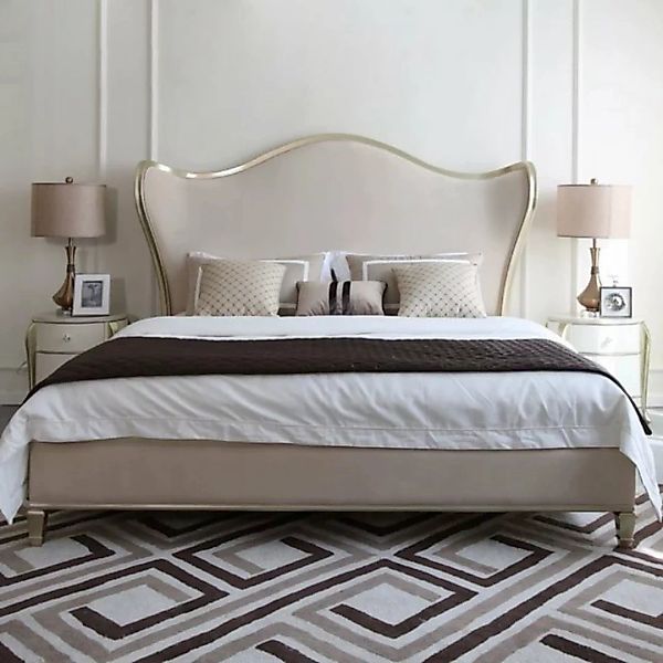 JVmoebel Bett, Design Bett Doppel Luxus Schlaf Zimmer Betten Klassisch Hote günstig online kaufen