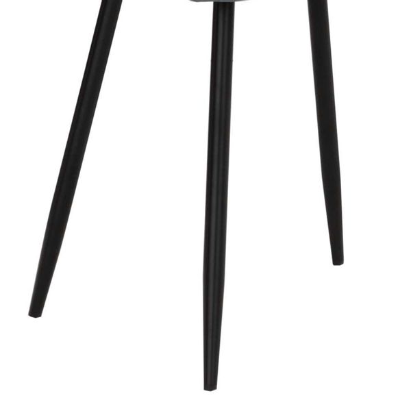 Esstisch Stuehle Hellgrau aus Webstoff und Metall 47 cm Sitzhöhe (4er Set) günstig online kaufen