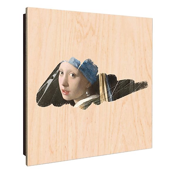 Banjado Großer Schlüsselkasten Holz 30x30cm Schwarz Scharnier Links 50 Hake günstig online kaufen