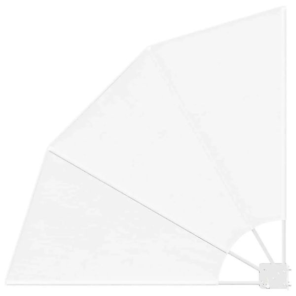 vidaXL Balkon Sichtschutz Weiß 115 x 115 cm Polyester 42000912 günstig online kaufen