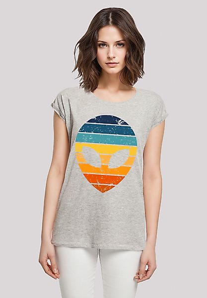 F4NT4STIC T-Shirt "Alien Sonnenuntergang Retro", Premium Qualität günstig online kaufen