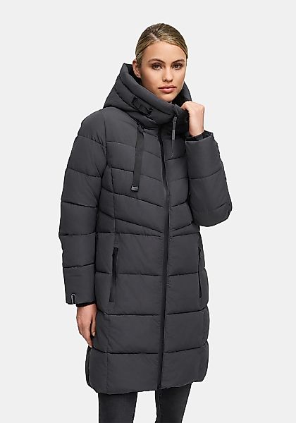 Marikoo Winterjacke "Natsukoo XVI" Stepp Mantel mit großer Kapuze günstig online kaufen