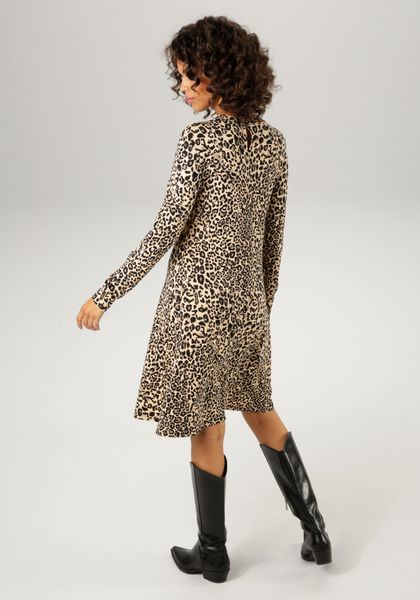 Aniston CASUAL Jerseykleid mit Animal-Print günstig online kaufen
