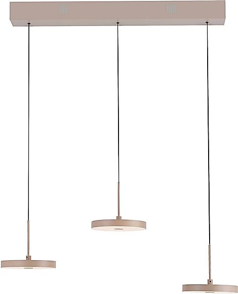 JUST LIGHT LED Deckenleuchte PLATA, Dimmer, LED fest integriert, Warmweiß, günstig online kaufen