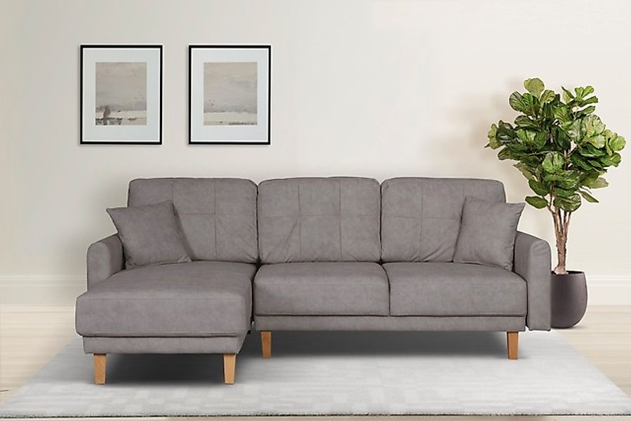 Home affaire Ecksofa »TRIPLO optionale Schlafsofa mit Bettkasten, Maße B/T/ günstig online kaufen