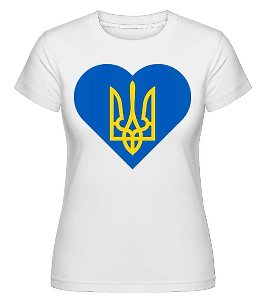 Ukraine Herz · Shirtinator Frauen T-Shirt günstig online kaufen