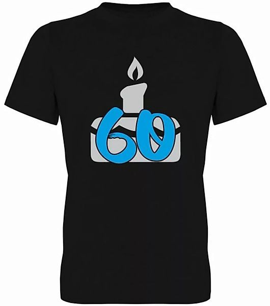 G-graphics T-Shirt 60 – Geburtstagstorte Herren T-Shirt, mit trendigem Fron günstig online kaufen