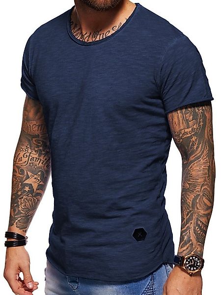 behype T-Shirt MSOHIO mit Rundhals-Ausschnitt Herren Crew-Neck Shirt günstig online kaufen