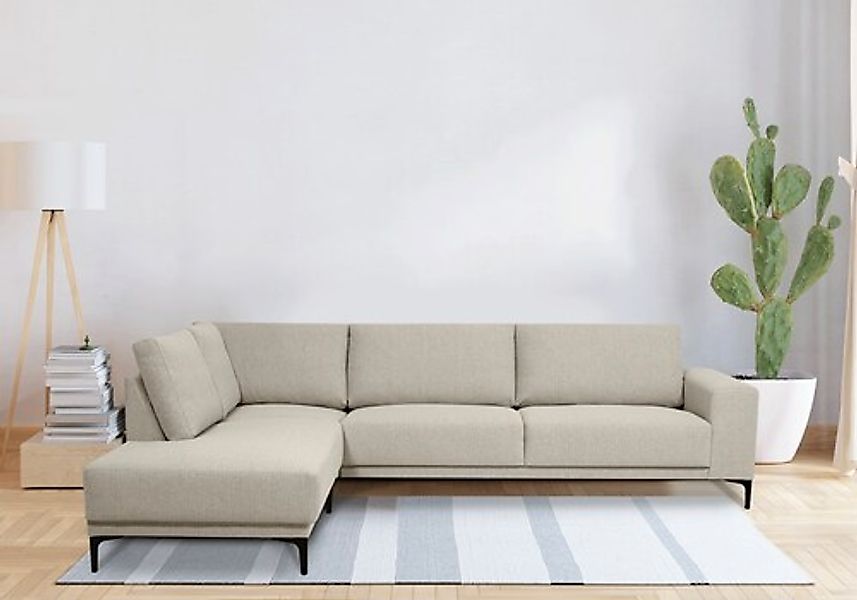 Places of Style Ecksofa »Xander, L-Form,«, Breite 289 cm, Webstoff, Soft-To günstig online kaufen