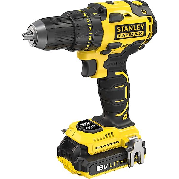 Stanley FatMax 18 V Akku-Bohrschrauber FMC607D2 inkl. 2 Ah Akkus mit Koffer günstig online kaufen