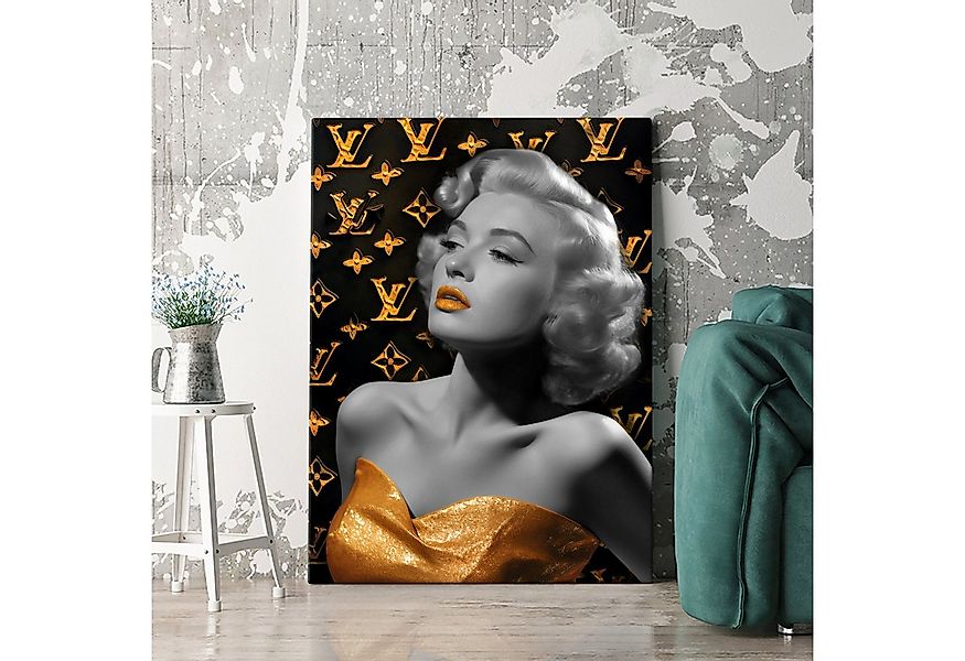 Artmazing Leinwandbild Marilyn X Louis, XXL Leinwand 120x80, Poster & Kunst günstig online kaufen