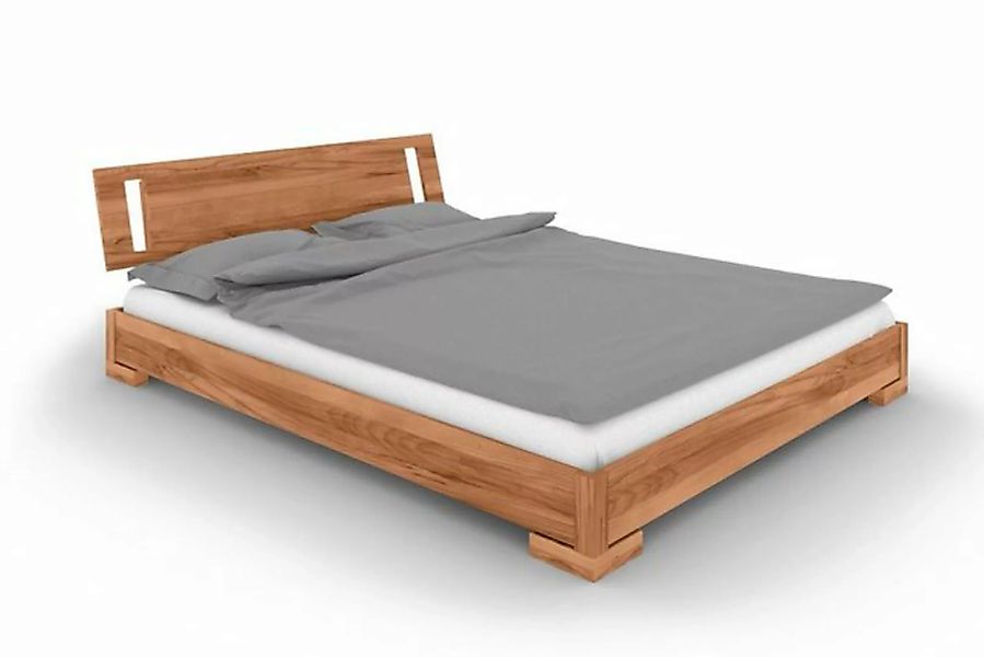 byoak Bett VENTO E-7 160 x 200 aus Massivholz, mit Holzkopfteil, Naturgeölt günstig online kaufen
