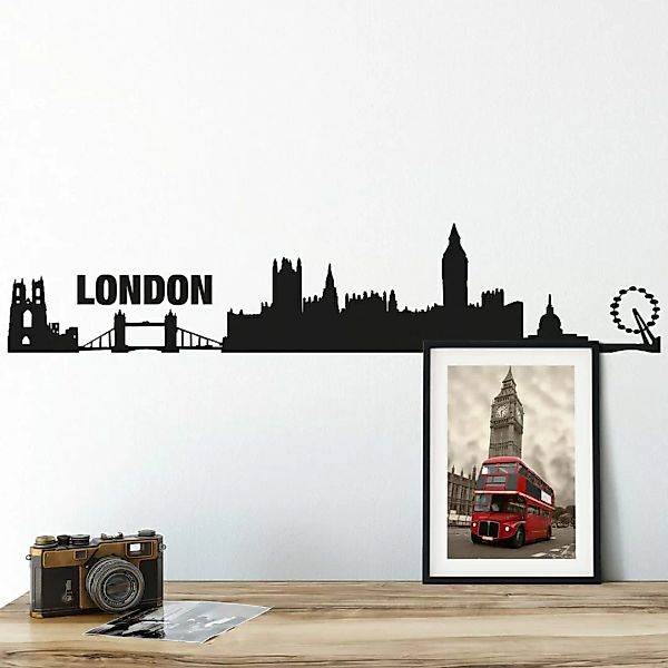 Wall-Art Wandtattoo »XXL Stadt Skyline London 120cm«, (1 St.), selbstkleben günstig online kaufen