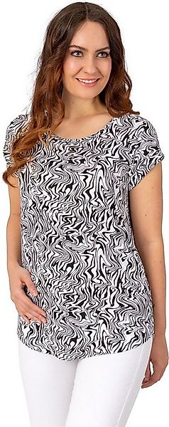 Estefania for woman T-Shirt 187-1265 schwarz-weiß, gemustert günstig online kaufen