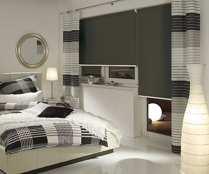 Seitenzugrollo Uni-Rollo Verdunkelung, GARDINIA, verdunkelnd, mit Bohren, f günstig online kaufen