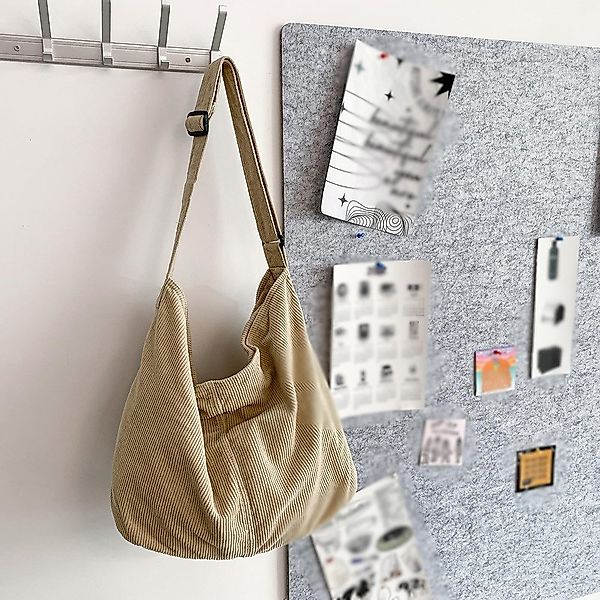 FOUORTUNATE-BEE Schultertasche Cord Umhängetasche Casual Crossbody günstig online kaufen