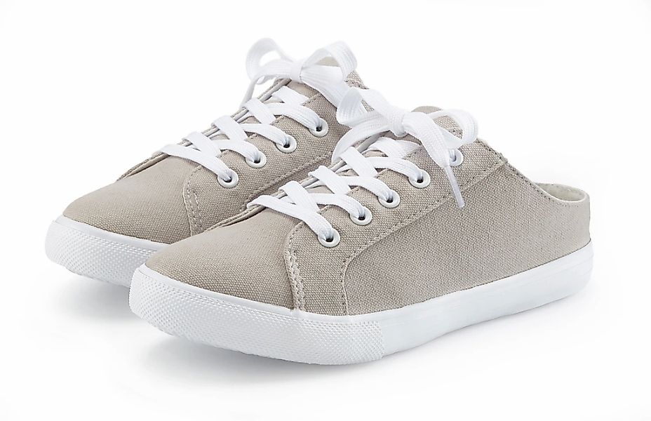 Vivance Sabot "Sneaker, Clog", zum Reinschlüpfen mit Schnürung VEGAN günstig online kaufen