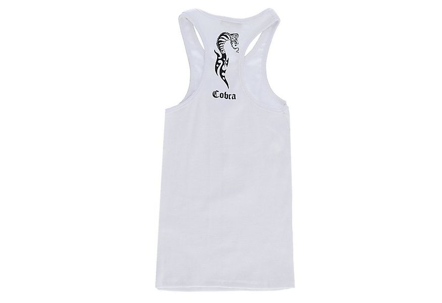 Megaman Jeans Muskelshirt Tanktop T-Shirt Muskelshirt Achselshirt Print Fit günstig online kaufen