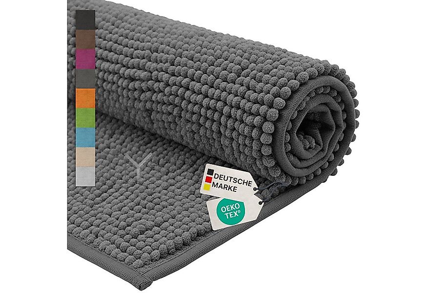 NYVI Badematte WC Vorleger NYVISpa Chenille Badvorleger, Höhe 20 mm, Polyes günstig online kaufen