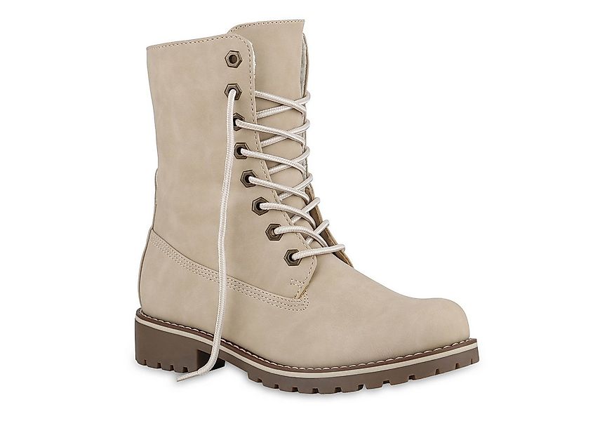 VAN HILL 813135 Schnürstiefelette Schnürstiefeletten Damen Warm Gefütterte günstig online kaufen