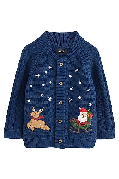 Next Strickjacke Strickjacke mit weihnachtlichem Muster günstig online kaufen