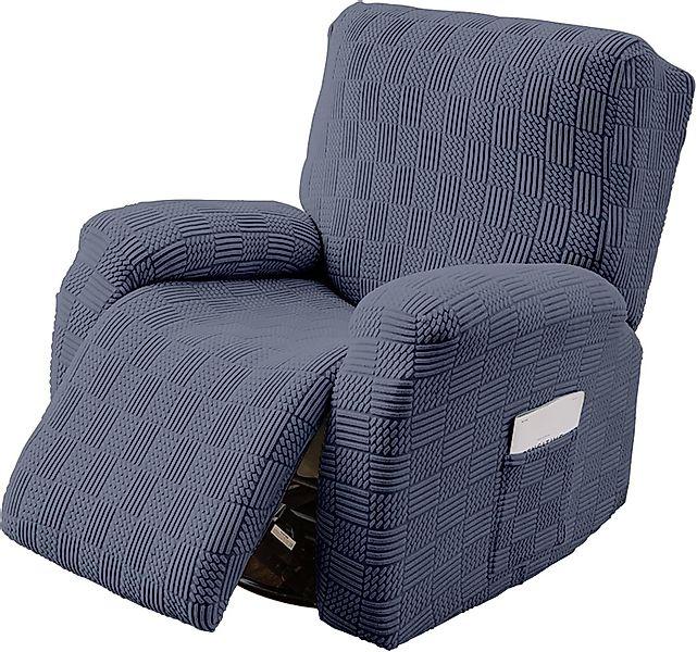 RWEUOQ Sesselhusse Relaxsessel Sesselbezug Stretchhusse, 4-Teilig günstig online kaufen
