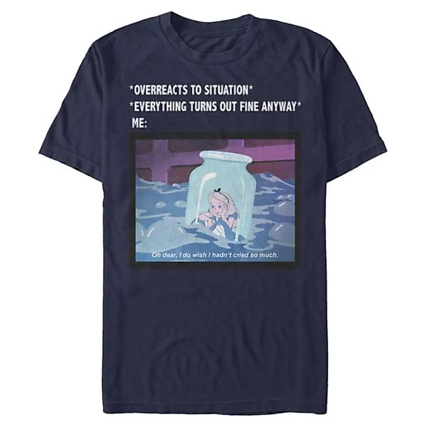 Disney Classics - Alice im Wunderland - Alice Anxiety Meme - Männer T-Shirt günstig online kaufen