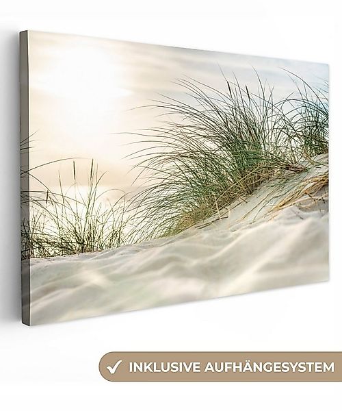 OneMillionCanvasses® Leinwandbild Dünen am Wattenmeer, Fotodruck (1 St), Le günstig online kaufen