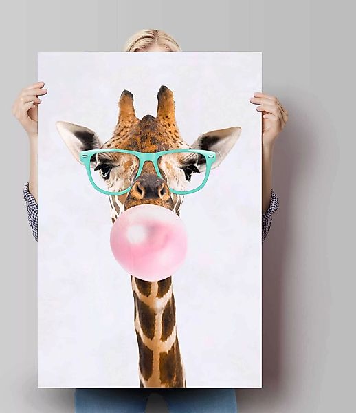 Reinders Poster "Poster Funky Giraffe", Giraffen, (1 St.) günstig online kaufen